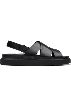 Clarks Womens Aristella Sun Black Leather, Black Leather