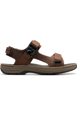 Clarks Mens Saltway Trail, Dark Brown Leather