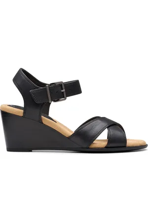 Clarks Emmalae Iris Black Leather, Black Leather