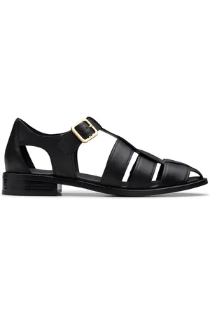 Clarks Hana Sun Black Leather, Black Leather