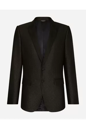 Dolce & Gabbana Men Suits - Lamé Silk Jacquard Martini-fit Tuxedo Suit - Man Personal Assistant 56