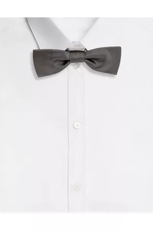 Dolce & Gabbana Men Bow Ties - Silk Bow Tie - Man Ties And Pocket Squares Onesize