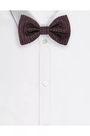 Dolce & Gabbana Men Bow Ties - Tie-print Silk Jacquard Bow Tie - Man Ties And Pocket Squares Onesize