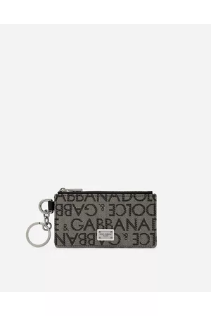Dolce & Gabbana Men Wallets - Jacquard Card Holder - Man Wallets And Small Leather Goods Onesize