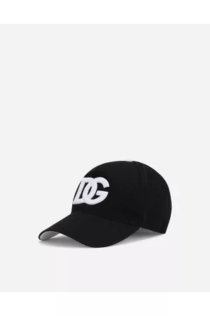 Dolce & Gabbana Men Hats - Cotton Baseball Cap With Dg Embroidery - Man Hats And Gloves 57