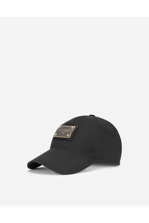 Dolce & Gabbana Men Hats - Baseball Cap With Branded Plate - Man Hats And Gloves 58