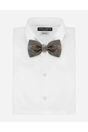Dolce & Gabbana Men Bow Ties - Tie-print Silk Jacquard Bow Tie - Man Ties And Pocket Squares Onesize