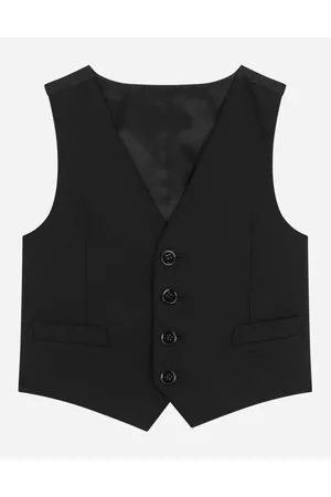 Dolce & Gabbana Men Vests & Camis - Single-breasted Stretch Woolen Vest - Man Suits 2