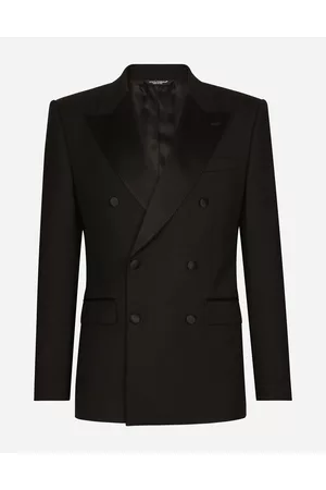 Dolce & Gabbana Men Suits - Three-piece Sicilia-fit Suit In Stretch Wool - Man Suits And Blazers 44