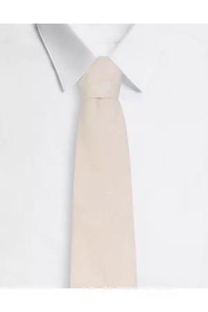 Dolce & Gabbana Men Pocket Squares - Tie-print Silk Jacquard Blade Tie (6 Cm) - Man Ties And Pocket Squares Onesize