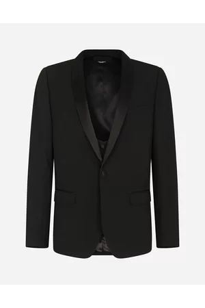 Dolce & Gabbana Wool Martini-fit Tuxedo Suit - Man Suits And Blazers 44