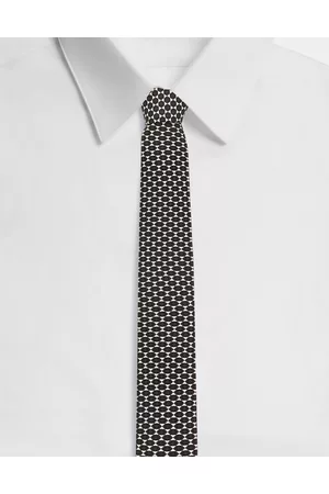 Dolce & Gabbana Men Pocket Squares - 6-cm Printed Silk Blade Tie - Man Ties And Pocket Squares Onesize