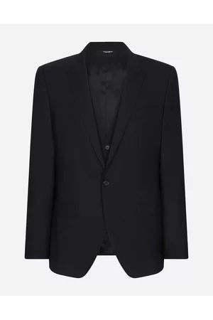 Dolce & Gabbana Men Suits - Stretch Wool Three-piece Martini-fit Suit - Man Suits And Blazers 46