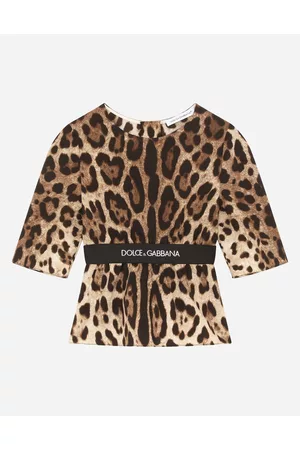Dolce & Gabbana Women Blouses - Charmeuse Blouse With Leopard Print - Woman Shirts And Tops 2