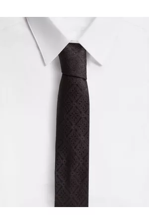 Dolce & Gabbana Tie-print Silk Jacquard Blade Tie (6 Cm) - Man Ties And Pocket Squares Onesize