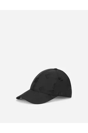 Dolce & Gabbana Men Hats - Jacquard Baseball Cap With All-over Dg Logo - Man Hats And Gloves 57