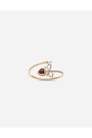 Dolce & Gabbana Heart Yellow Bracelet With Heart, Bow And Pearl - Woman Bracelets S