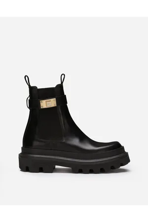 Dolce & Gabbana Calfskin Ankle Boots - Woman Boots And Booties Leather 35