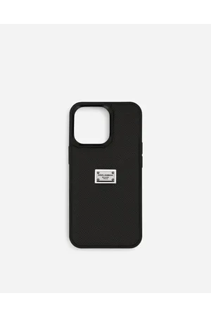 Dolce & Gabbana Calfskin Iphone 13 Pro Cover With Logo Tag - Man Tech Accessories Leather Onesize