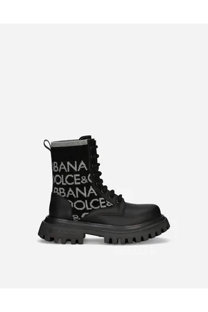Dolce & Gabbana Calfskin Ankle Boots - Man Shoes (24-38) Multi-colored Leather 27