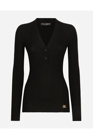 Dolce & Gabbana Wool Flat-rib Sweater - Woman Sweaters And Cardigans Wool 38