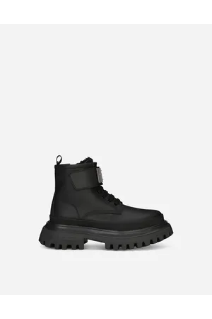 Dolce & Gabbana Calfskin Ankle Boots - Man Shoes (24-38) Leather 27