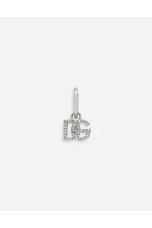 Dolce & Gabbana Single Earring With Dg Logo - Man Metal Onesize