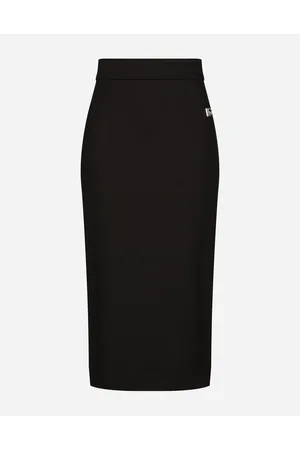 Dolce & Gabbana Milano Rib Midi Skirt - Woman Skirts Viscose 40