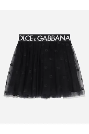 Dolce & Gabbana Multi-layered Tulle Miniskirt With Branded Elastic - Woman Trousers And Skirts Tulle 4 Years