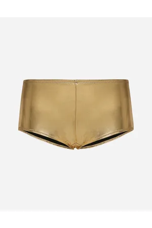 Dolce & Gabbana Foiled Jersey Low-rise Panties - Woman Pants And Shorts Jersey 2