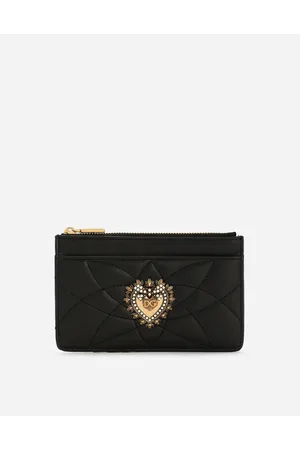 Dolce & Gabbana Medium Devotion Card Holder - Woman Wallets And Small Leather Goods Leather Onesize