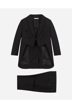 Dolce & Gabbana Single-breasted Evening Suit In Stretch Woolen Fabric - Man Suits 3 Years