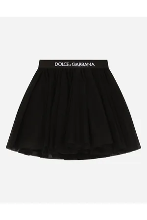 Dolce & Gabbana Tulle Midi Skirt With Branded Elastic - Woman Trousers And Skirts Tulle 5 Years