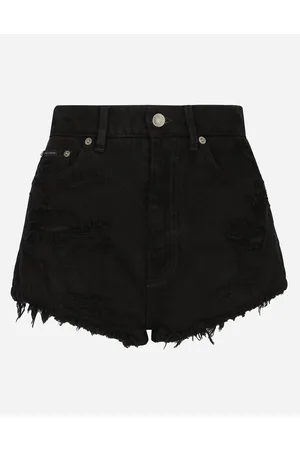 Dolce & Gabbana Denim Shorts - Woman Denim And Jeans Multi-colored Cotton 36