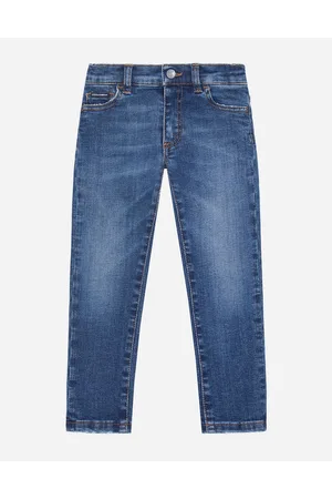 Dolce & Gabbana Dark Slim-fit Stretch Jeans - Man Trousers And Shorts 2 Years