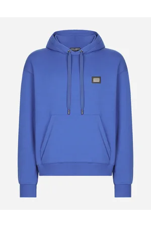 Dolce & Gabbana Jersey Hoodie With Branded Tag - Man Sweatshirts Cotton 44