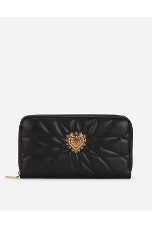 Dolce & Gabbana Zip-around Devotion Wallet - Woman Wallets And Small Leather Goods Leather Onesize