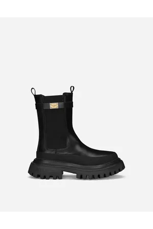 Dolce & Gabbana Calfskin Ankle Boots - Woman Shoes (24-38) Leather 27