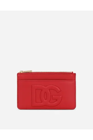 Dolce & Gabbana Medium Dg Logo Card Holder - Woman Wallets And Small Leather Goods Leather Onesize