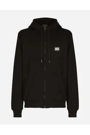 Dolce & Gabbana Jersey Zip-up Hoodie - Man Sweatshirts Cotton 48