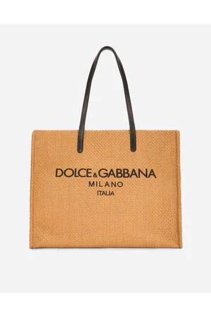 Dolce & Gabbana Branded Raffia Shopper - Man Shoppers Onesize