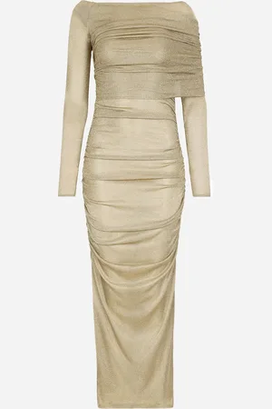 Dolce & Gabbana Lurex Mesh Calf-length Skirt - Woman Exclusive Preview Holiday Package Collection Fabric 36