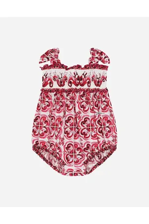 Dolce & Gabbana Pagliaccetto - Woman Gift Sets And Babygrows Fuchsia Cotton 0/3 Months