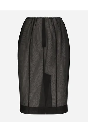 Dolce & Gabbana Marquisette Midi Pencil Skirt - Woman Skirts Fabric 38
