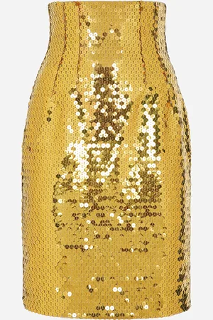 Dolce & Gabbana High-waisted Sequined Midi Skirt - Woman Skirts 40