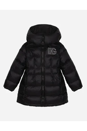 Dolce & Gabbana Nylon Down Jacket With Dg Logo - Woman Coats And Jackets Nylon 6 Years