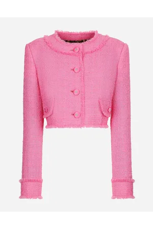 Dolce & Gabbana Short Raschel Tweed Jacket - Woman Blazers 40
