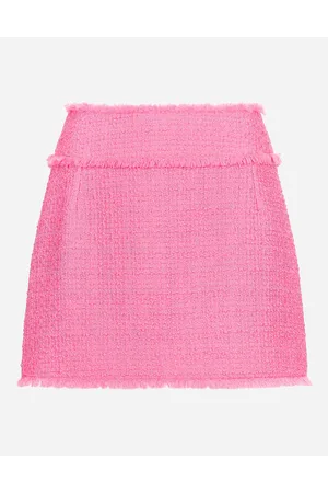 Dolce & Gabbana Raschel Tweed Miniskirt - Woman Skirts 38
