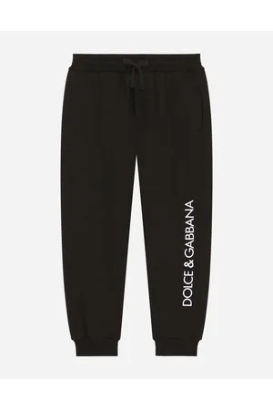 Dolce & Gabbana Jersey Jogging Pants - Baby Female Trousers And Skirts Black 2 Years