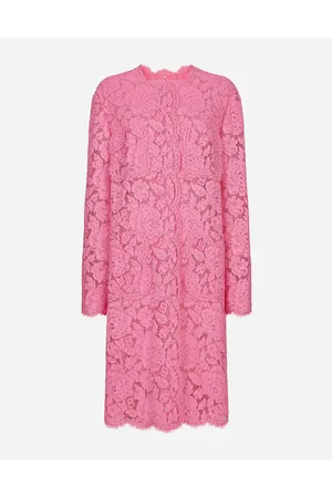 Dolce & Gabbana Branded Floral Cordonetto Lace Coat - Woman Coats And Jackets 36